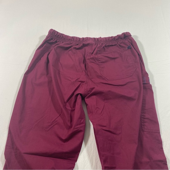 Spread Good Cheer! Woman’s Small Scrubs Flare Leg Drawstring - Picture 8 of 8